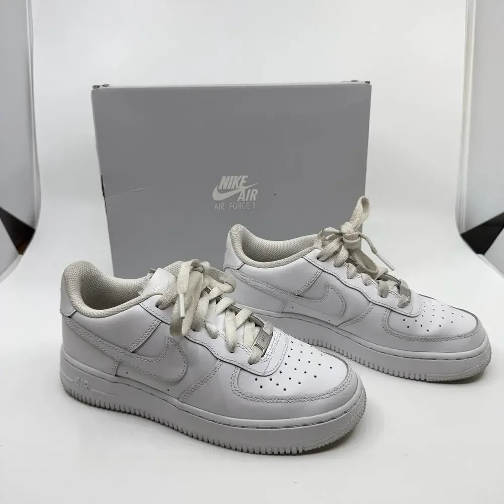 NIKE Youth Air Force 1 LE (GS) White/White